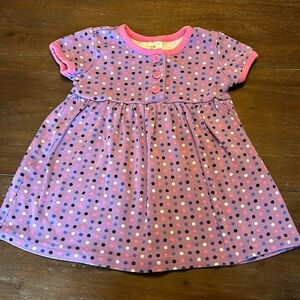 Hanna Andersson Purple/Pink Polka Dot Dress